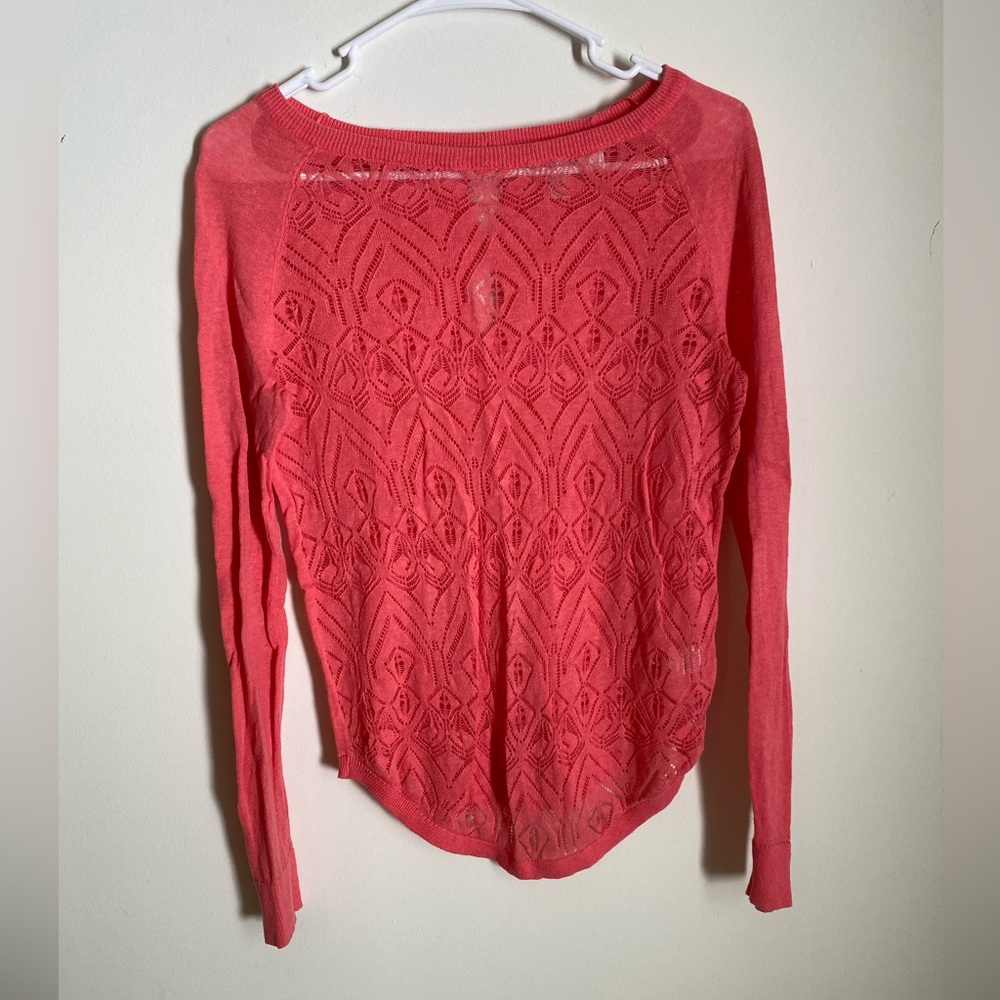 Crochet style sweater